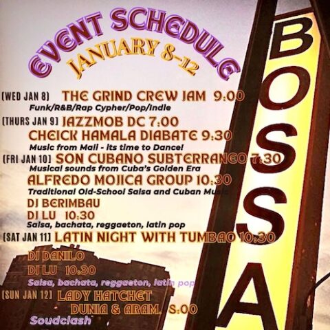 Event Sched Jan 8–12