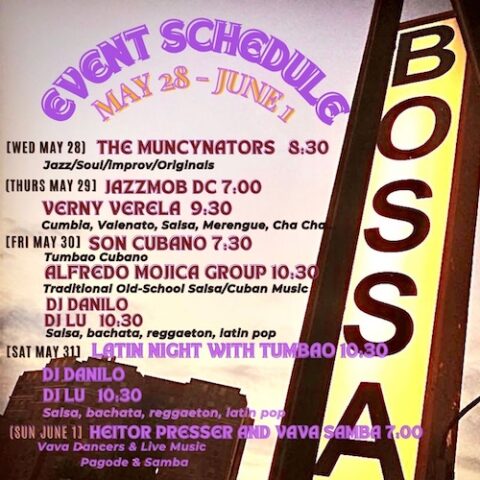 Event Sched May 28–Jun 1