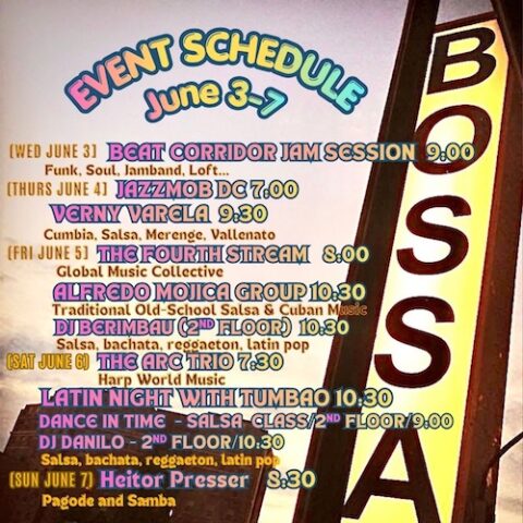 Event Sched June 3–7