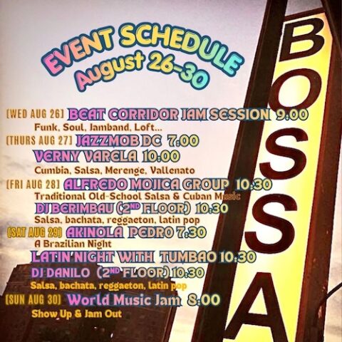 Event Sched August 26–30