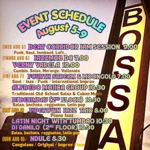 Event Sched Aug 4–9