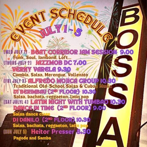 Event Sched July 1–5
