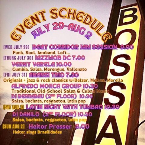 Event Sched July 29–Aug 2