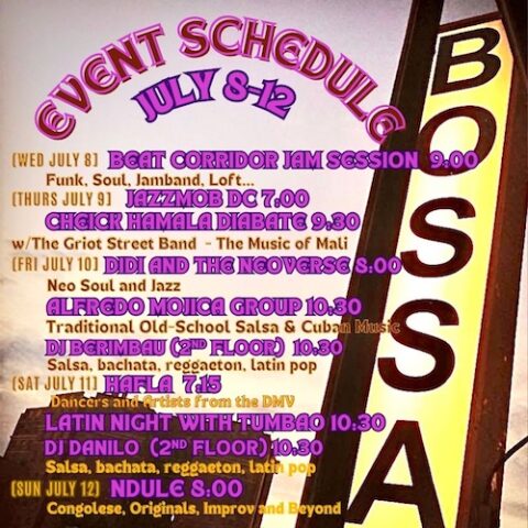 Event Sched July 8–12