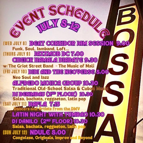 Event Sched July 8–12