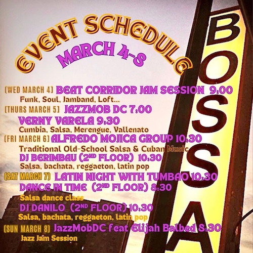 Event Sched March 4–8