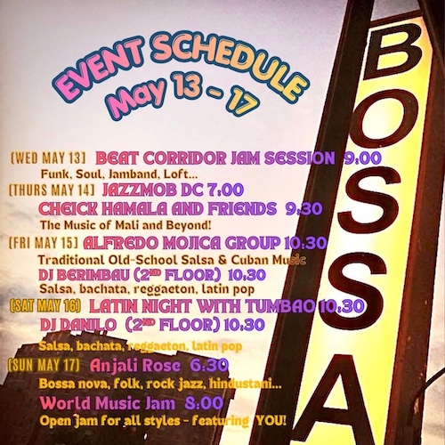 Event Sched May 13–17