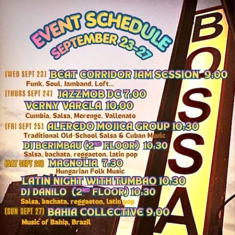 Event Sched Sept 23–27